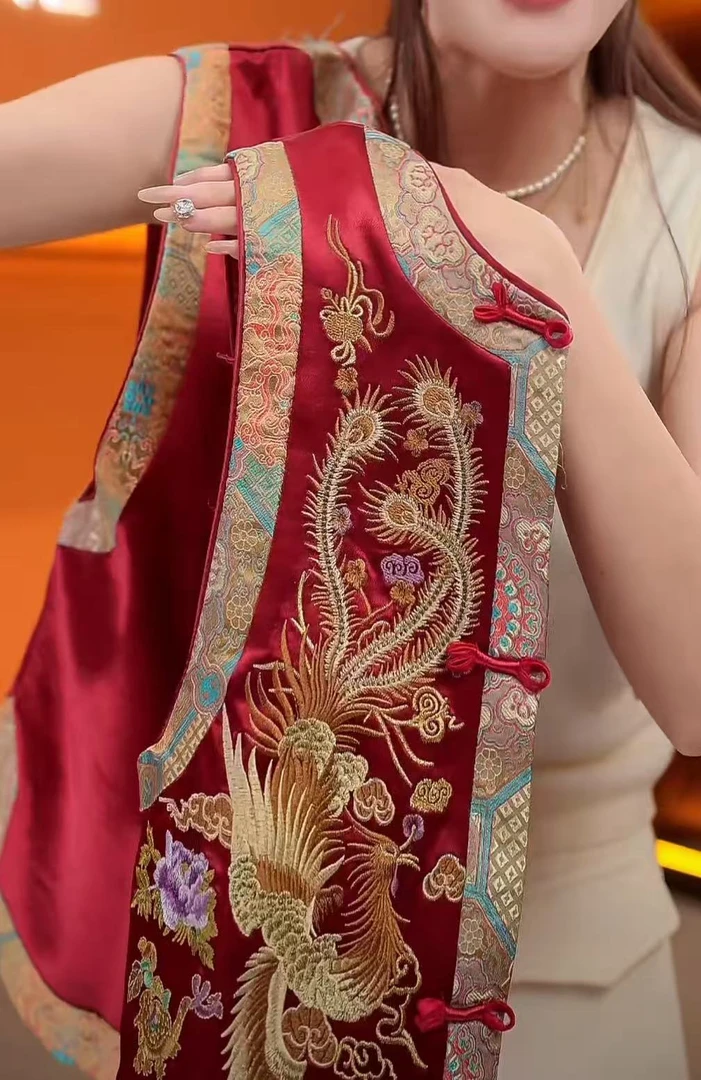 AQ-2025夏季新款时尚气质新中式马甲