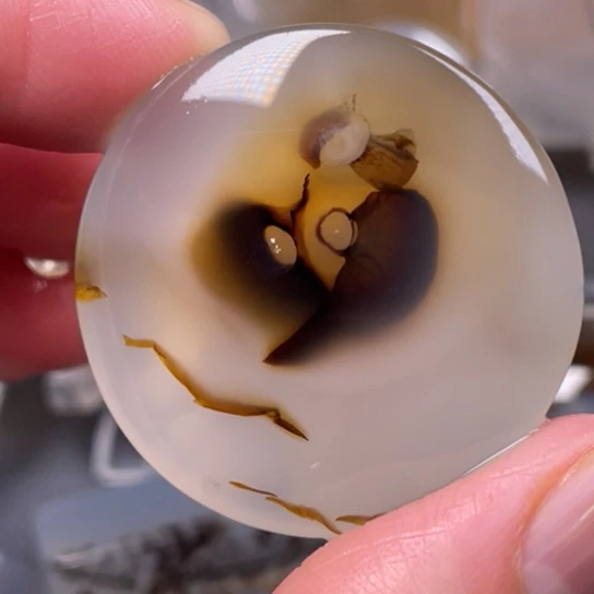 玛瑙/玉髓吊坠(不含链)未镶嵌