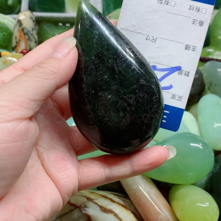蛇纹石玉未镶嵌手把件