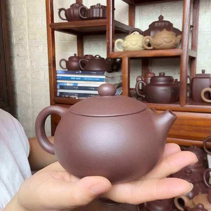 茶壶紫砂西施300cc半手工