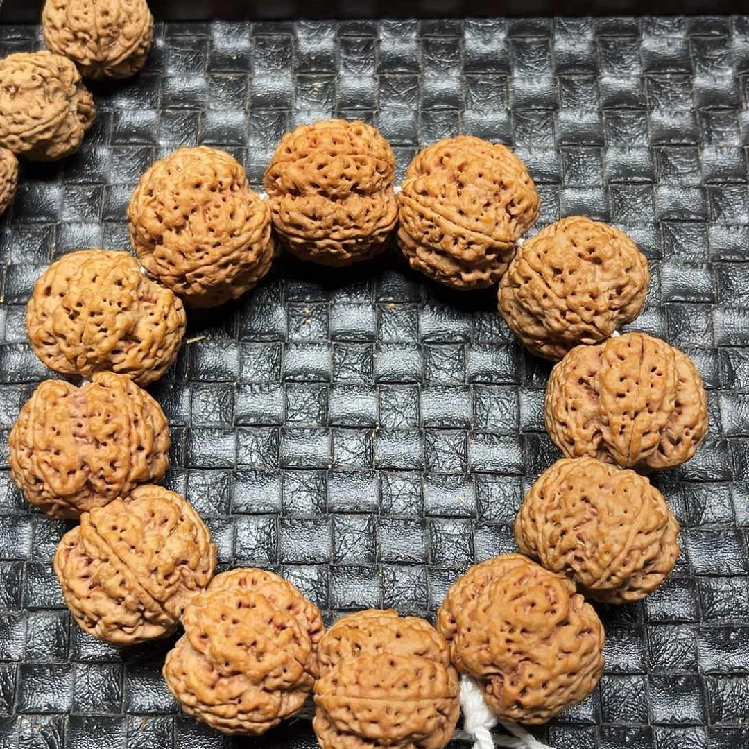 健***绩龙脊菩提吊坠双龙纹爆肉漂亮的