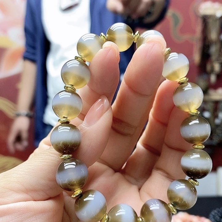 玛瑙/玉髓颈饰合金