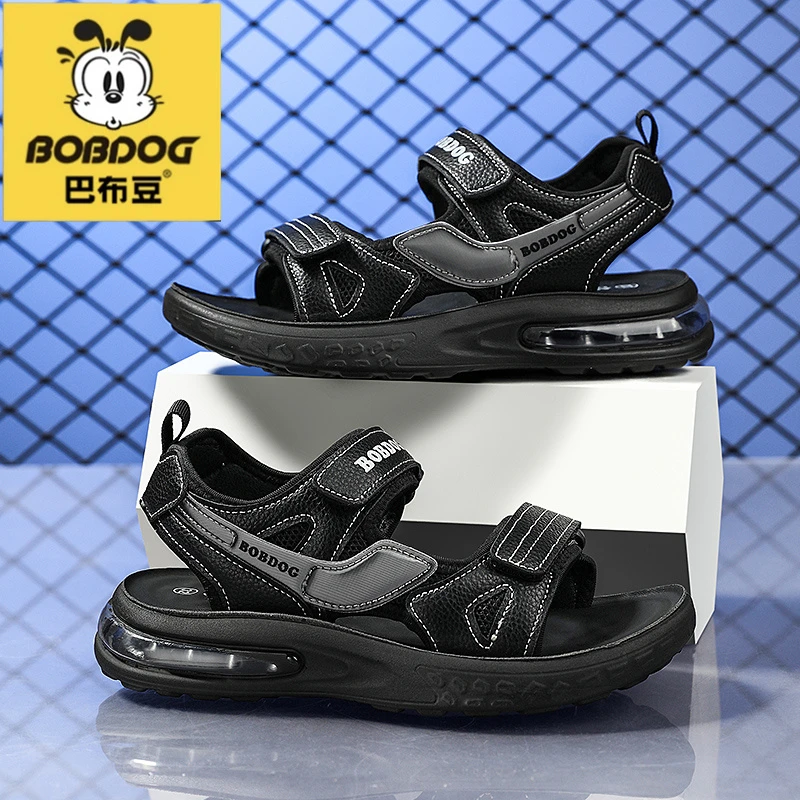 巴布豆男童凉鞋夏季透气小男孩中大童舒适百搭露趾沙滩凉鞋T71