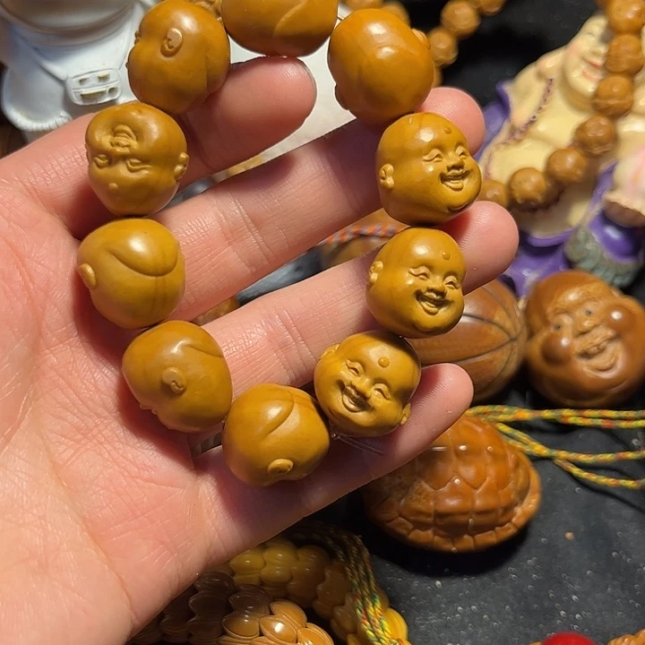 橄榄核手串/手链十分开心