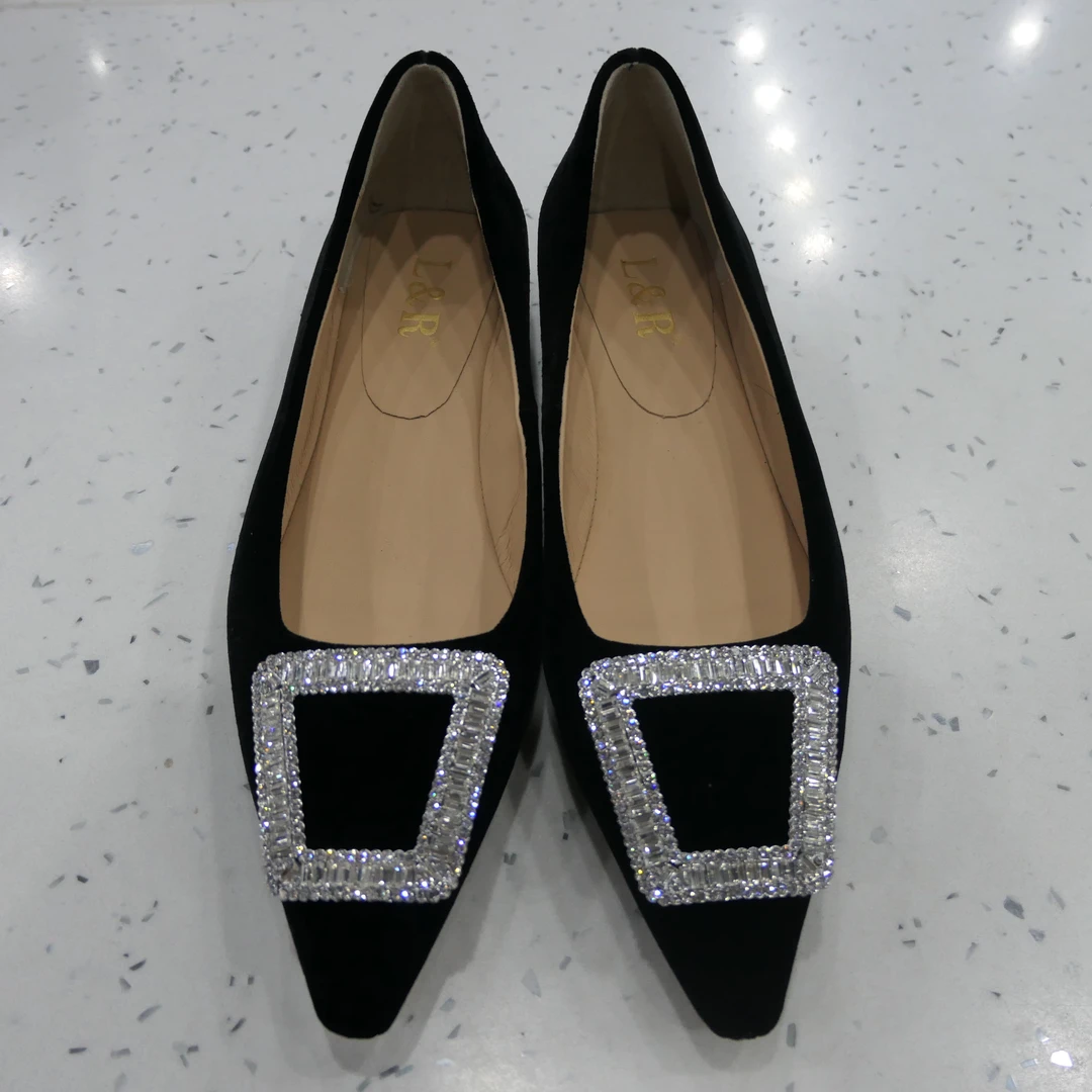 JZ-6833-1/033-1尖头浅口薄款百搭女单鞋