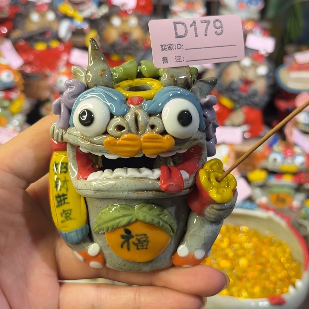 泥塑纯手工茶宠摆件