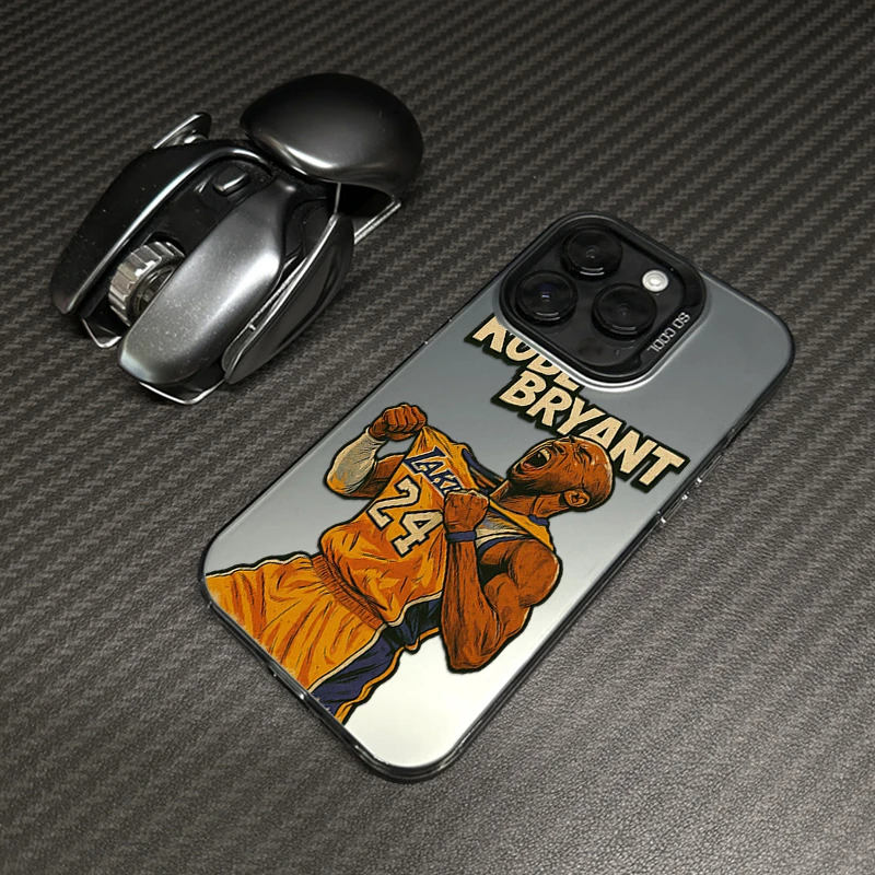 科比布莱恩适用苹果16promax手机壳iphone15/14/13防摔12彩银XR