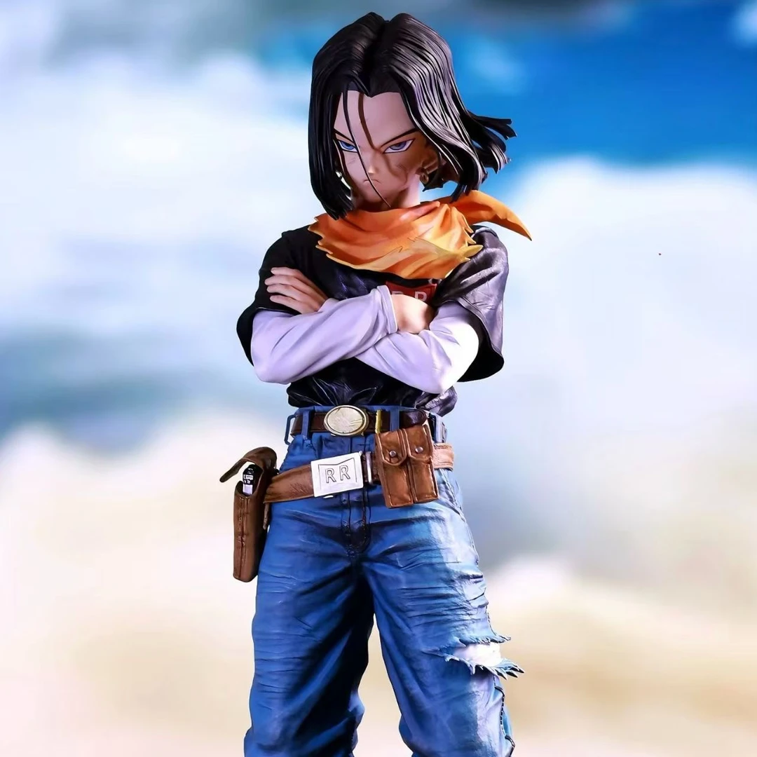 【JK厂17号】七龙珠优质双头17号特兰克斯车载装饰品模型手办摆件