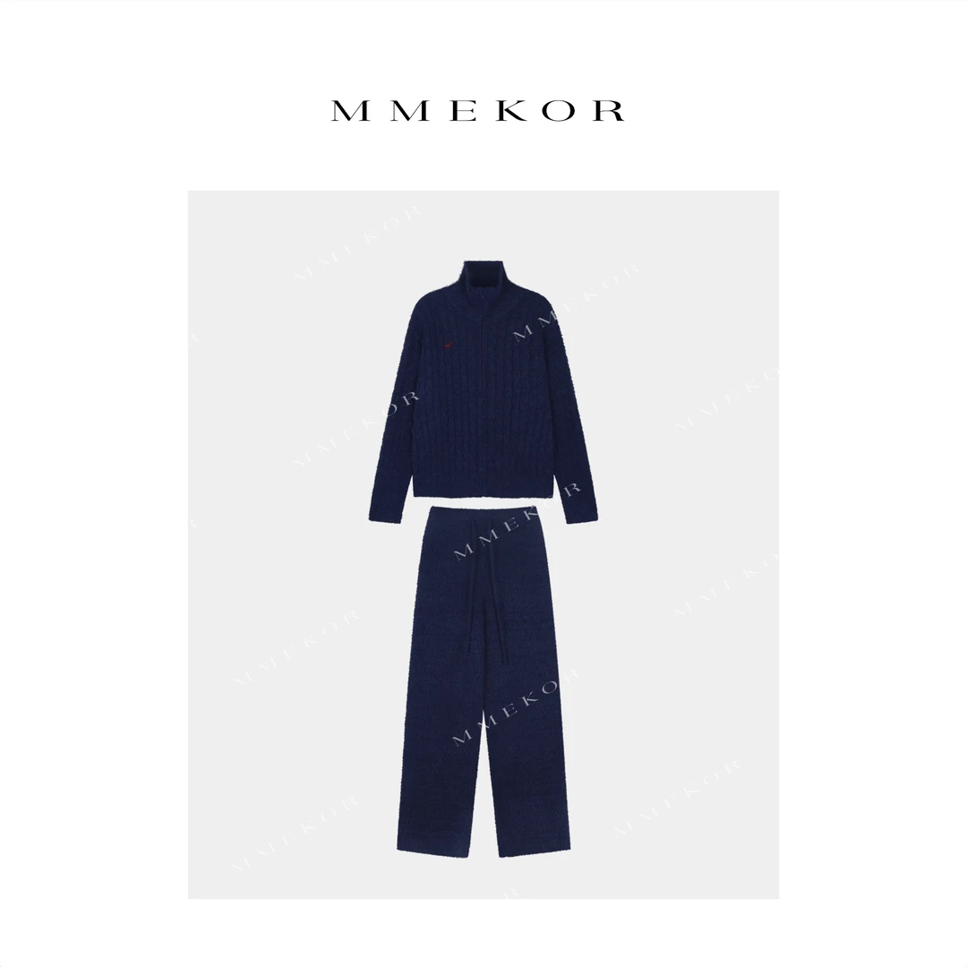MMEKOR“绒绒家居服”2025新款秋款活力常青藤休闲两件套 30698