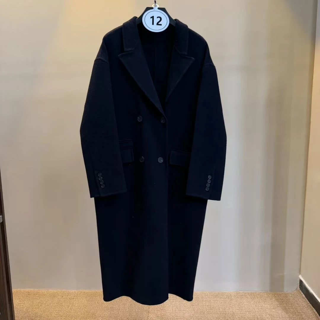 12号25年女装双面大衣毛呢外套外套毛呢秋冬