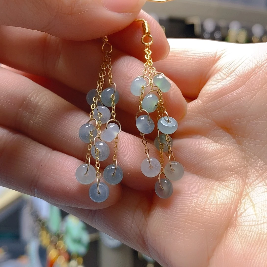 未镶嵌翡翠耳饰翡翠