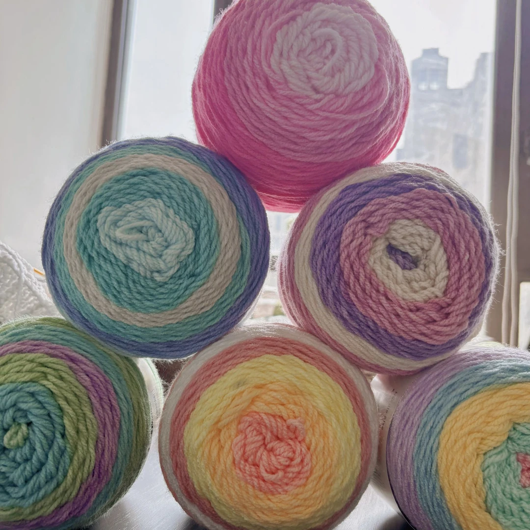 JUBILEE/佳佰俐俹晴纶蛋糕球线团，腈纶编织毯子衣服手工柔软