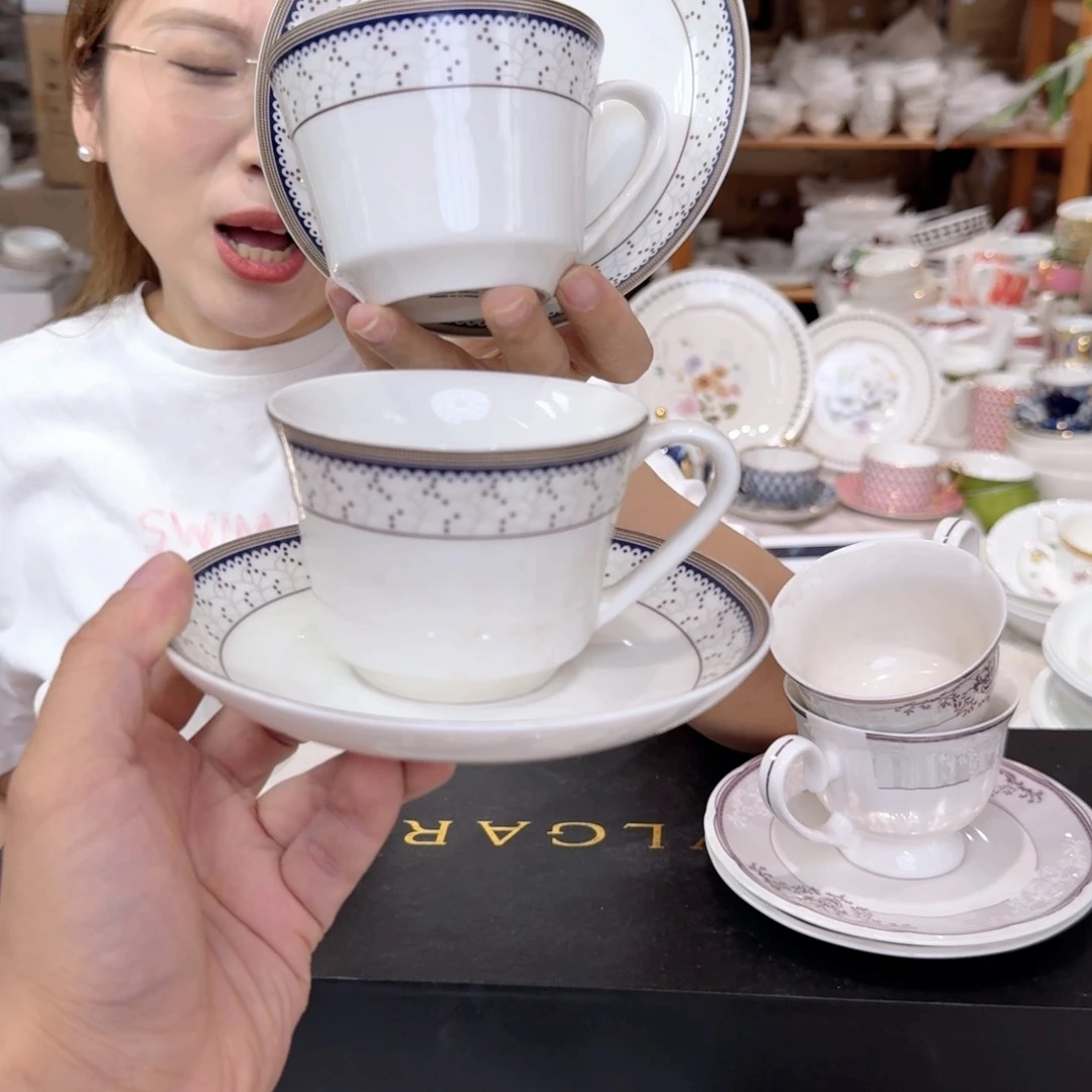 骨瓷咖啡杯碟220ml 4套8件 不忒不还