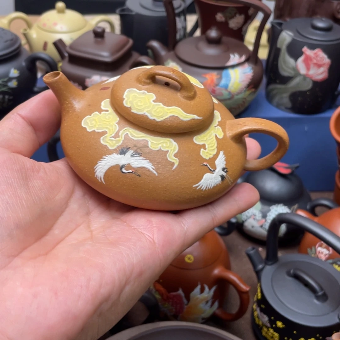 S***c紫泥茶杯紫砂茶壶140cc