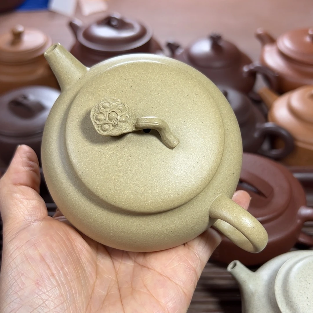 本山绿泥茶壶莲说壶 160cc