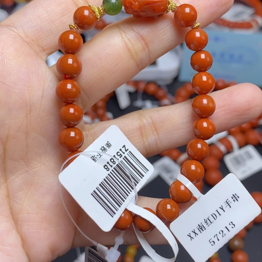 未镶嵌手链南红玛瑙7m