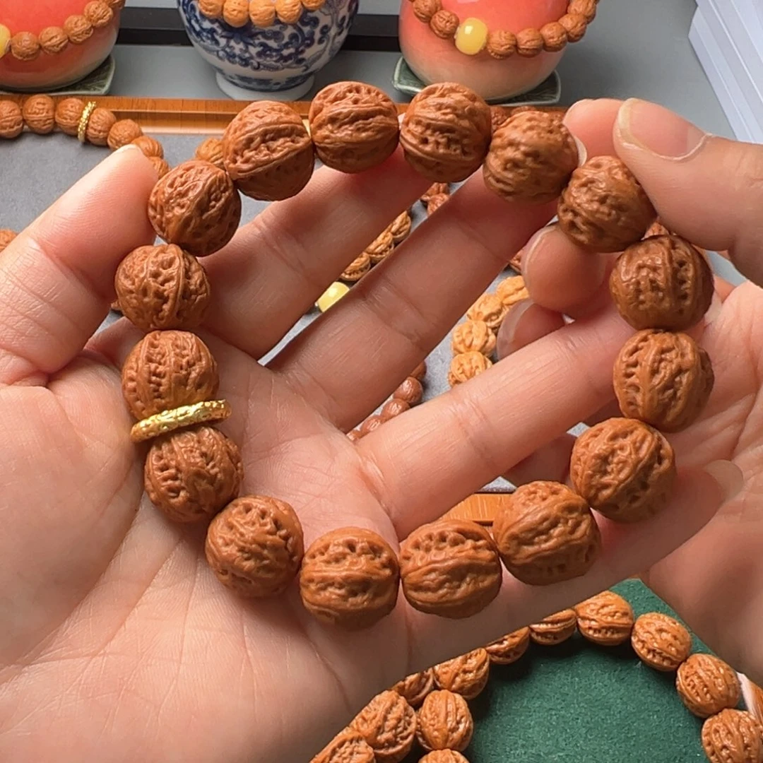 文玩核桃吊坠静**富野生小核桃1.7