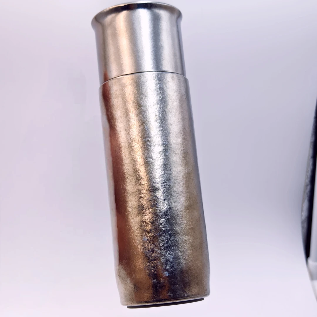 【微瑕】450ml磁吸钛本色内外双层纯钛单杯保温杯