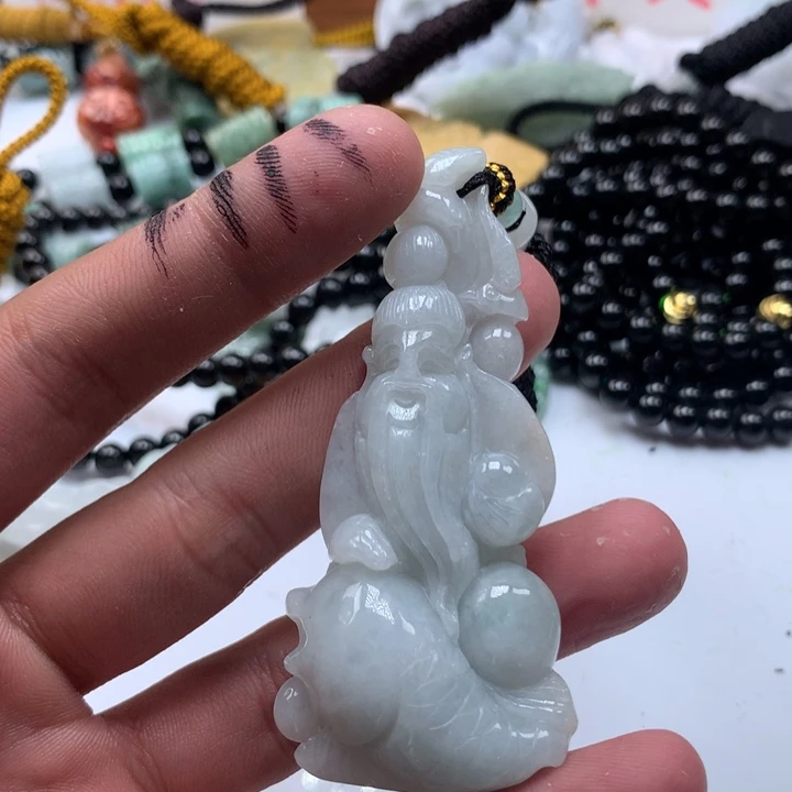 颈饰未镶嵌翡翠保真天然a货翡翠