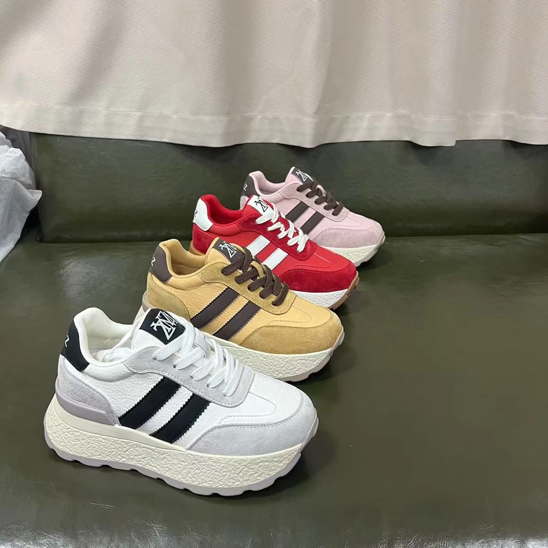 【更好打理的跑步鞋】8cm小个子内增高休闲鞋厚底鞋早春女鞋G422