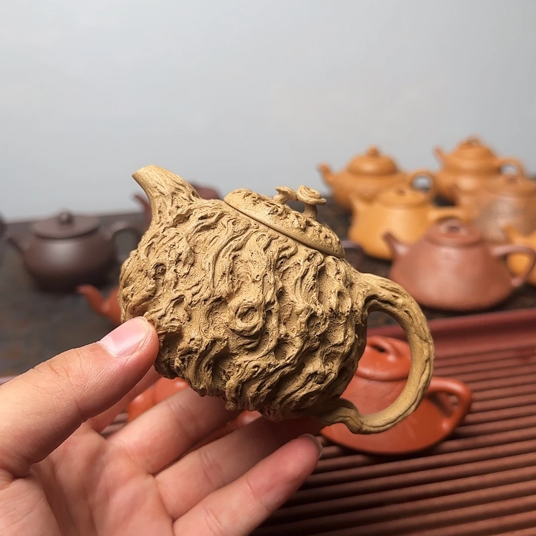 巴***适茶壶紫砂全手工供春