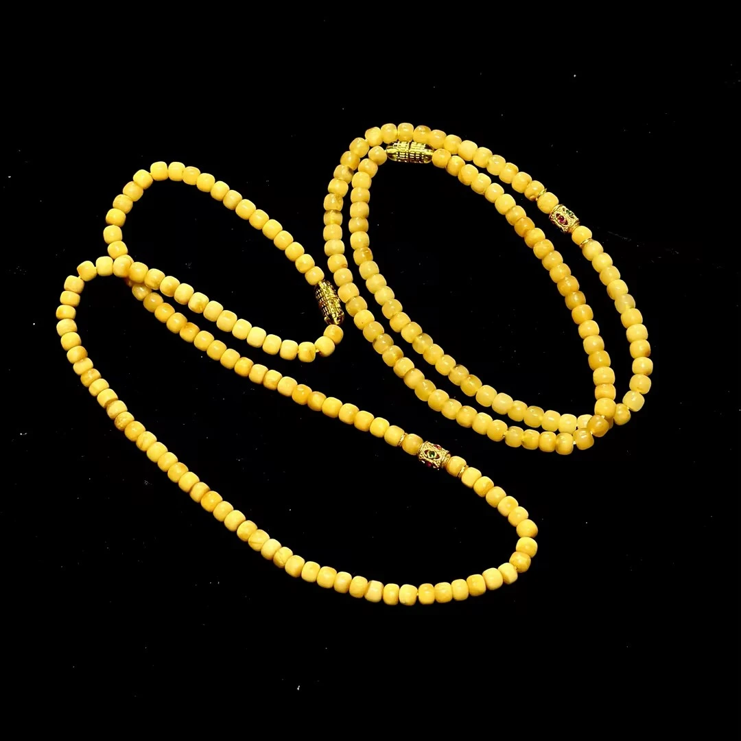 【CH】蜜蜡直切DIY项链-约5mm（多样性发其一）