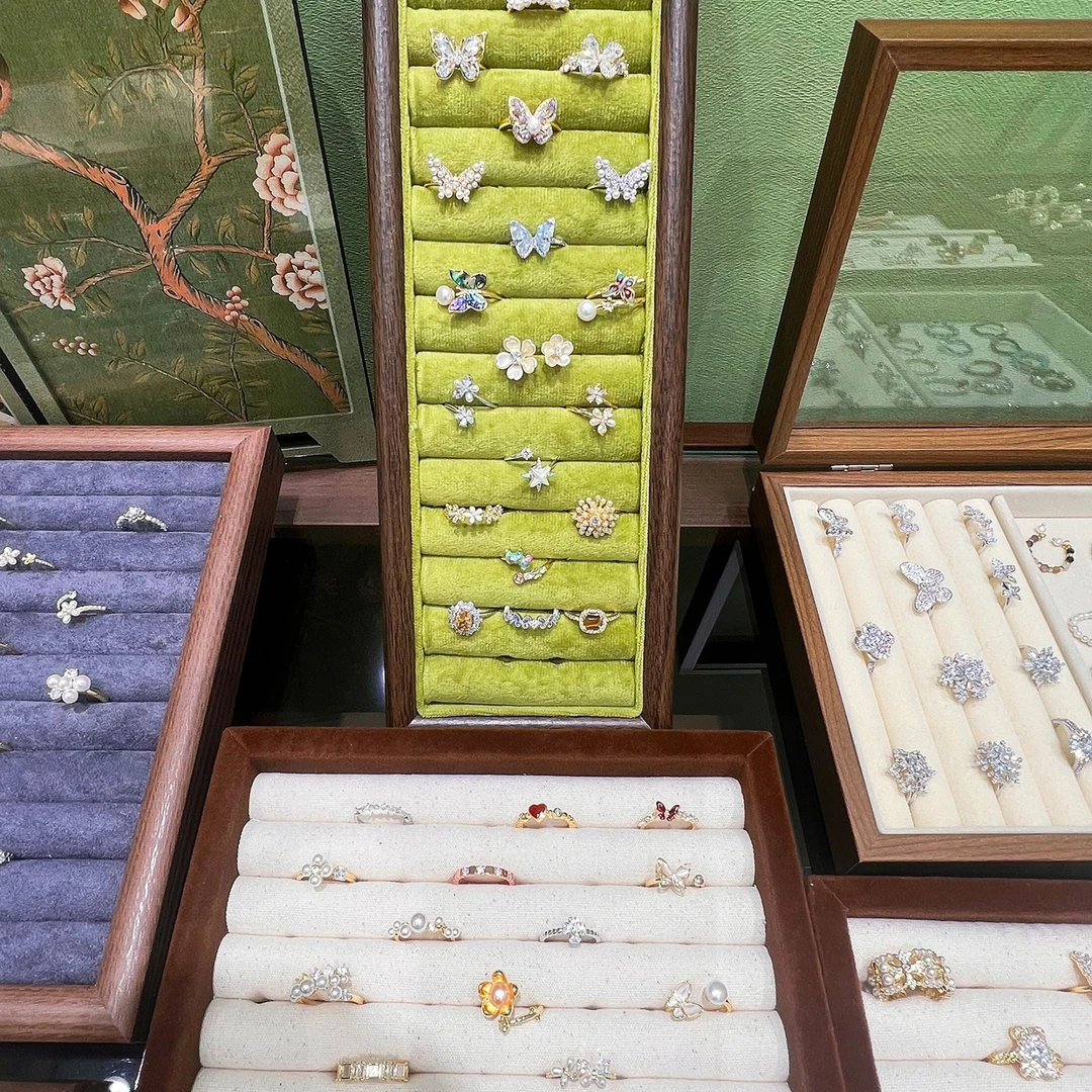 铜合金莫桑石戒指 直播间专属链接请勿自行下单