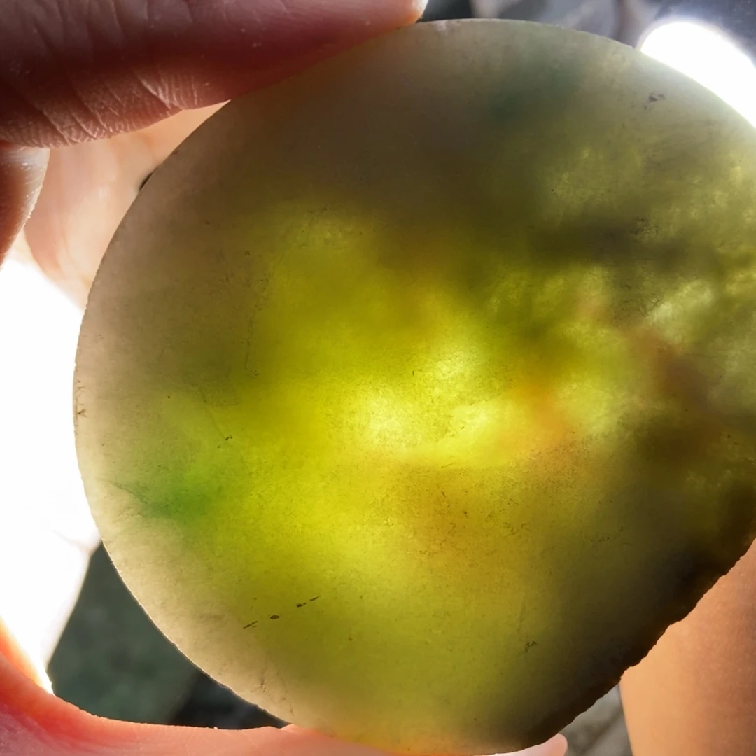 翡翠未镶嵌挂件天然翡翠