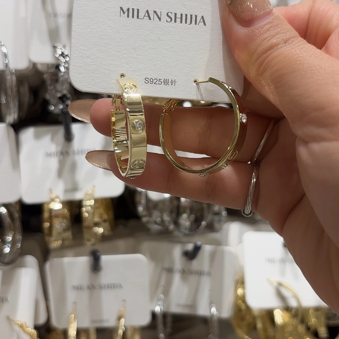 铜合金925银耳钉的