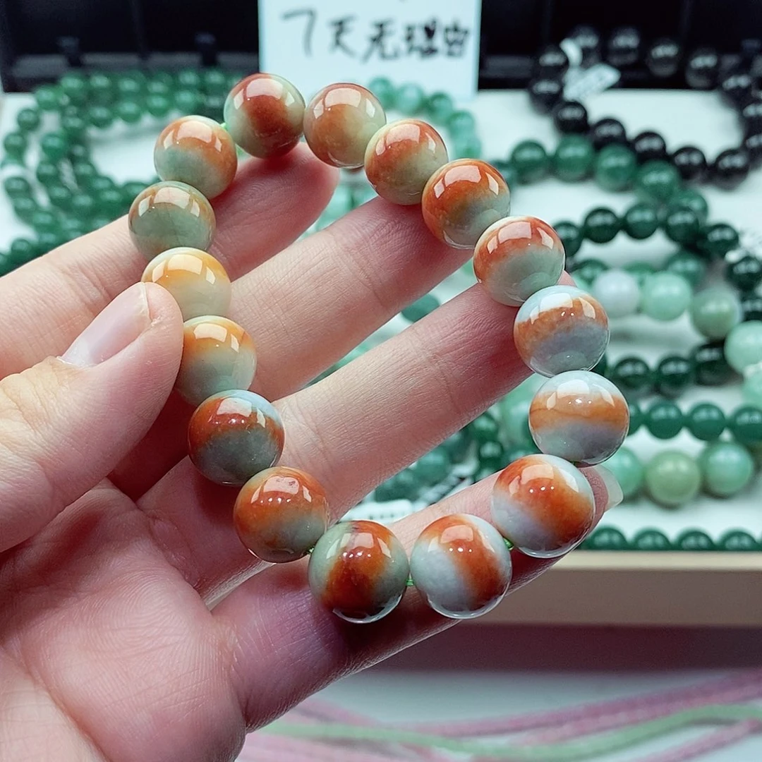 翡翠未镶嵌毛衣链