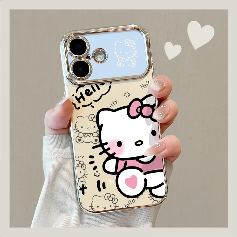 适用苹果17promax手机壳iPhone16硅胶透明air防摔可爱hellokitty