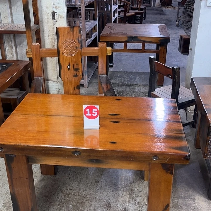 金木（非红木类）加厚款老船木家具，老船木餐桌茶桌