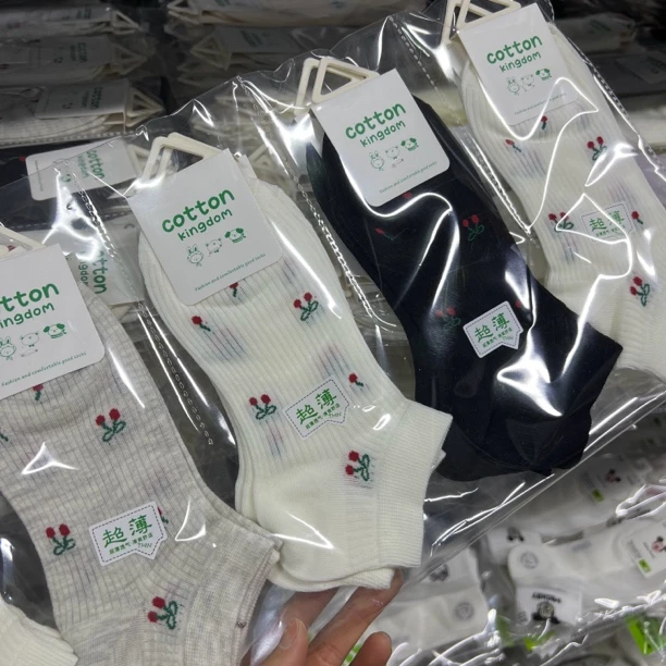 10双薄款夏季女短袜吸汗休闲棉袜直播间过号选款