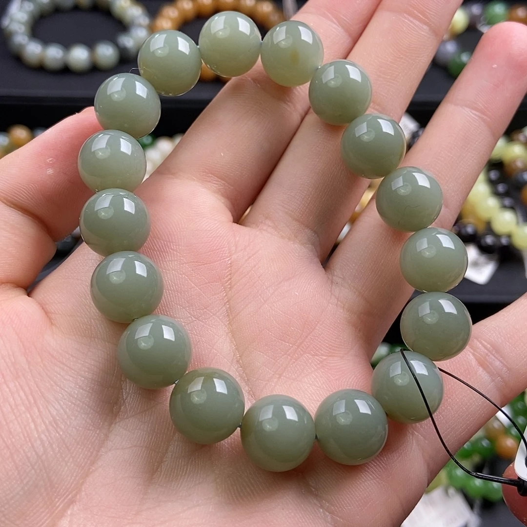 和田玉未镶嵌手链