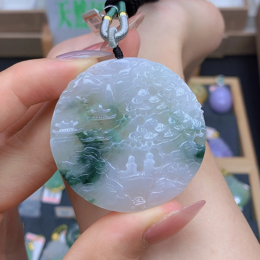 翡翠未镶嵌颈饰翡翠