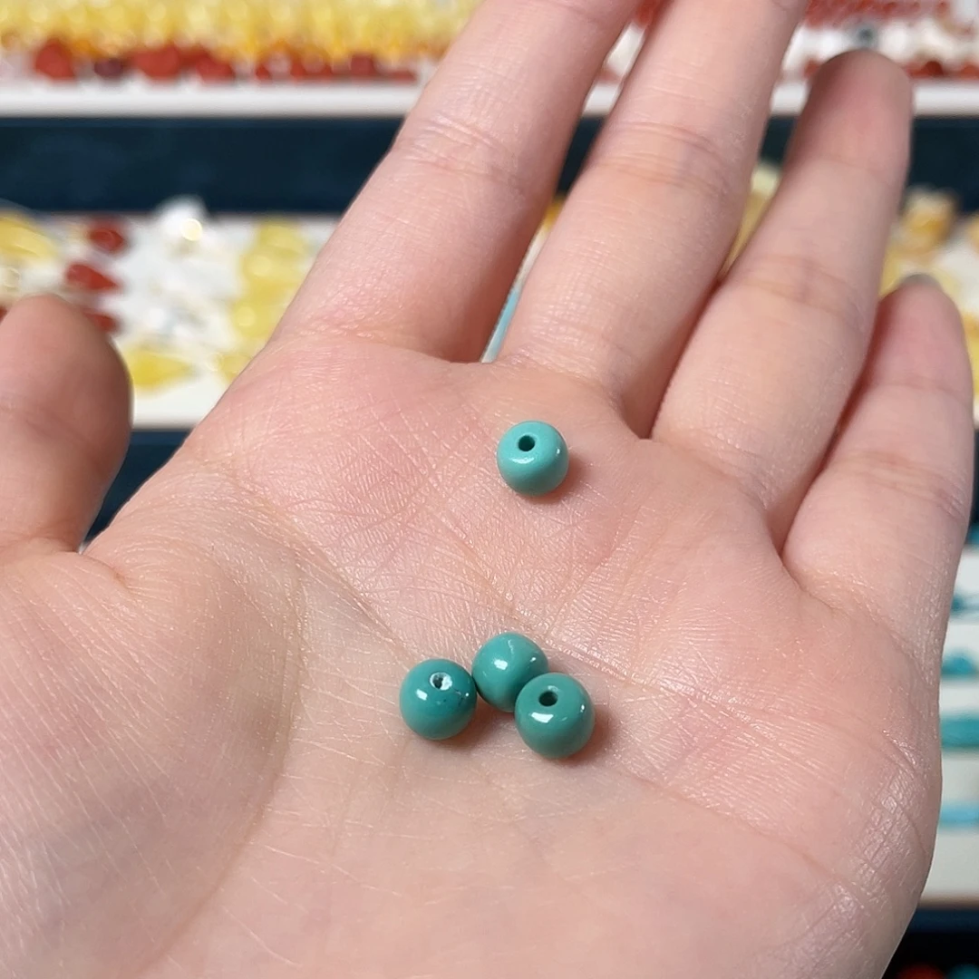 热***宝绿松石未镶嵌绿松老型