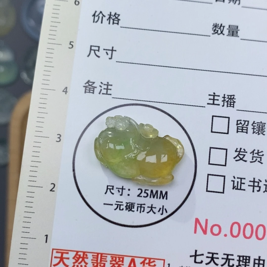 翡翠未镶嵌颈饰马上有钱
