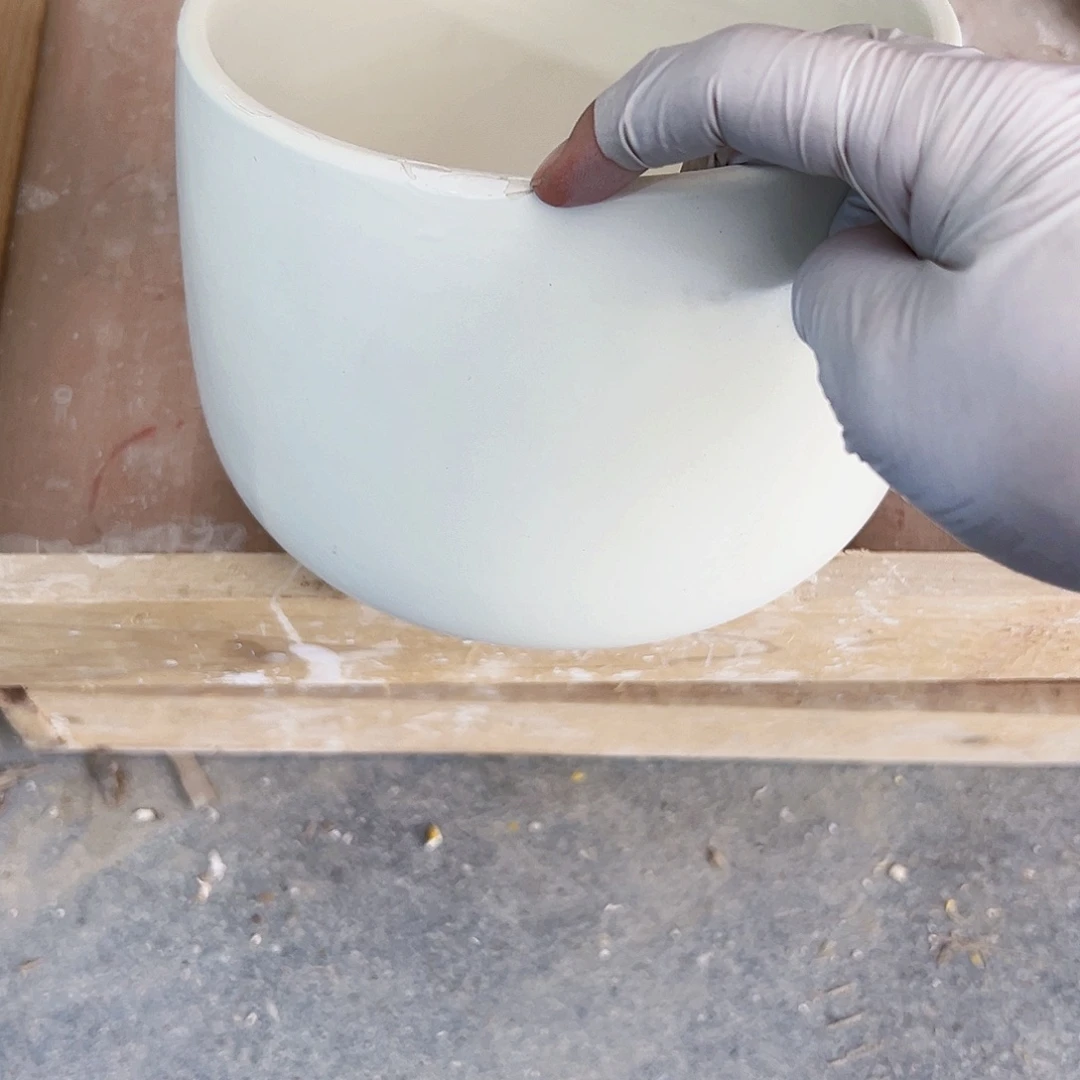 有孔，外贸尾单陶瓷花盆凑单10米包邮瑕疵