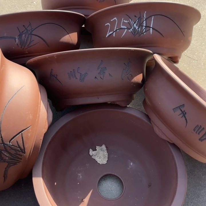 花盆紫砂100-7。           27.5-11