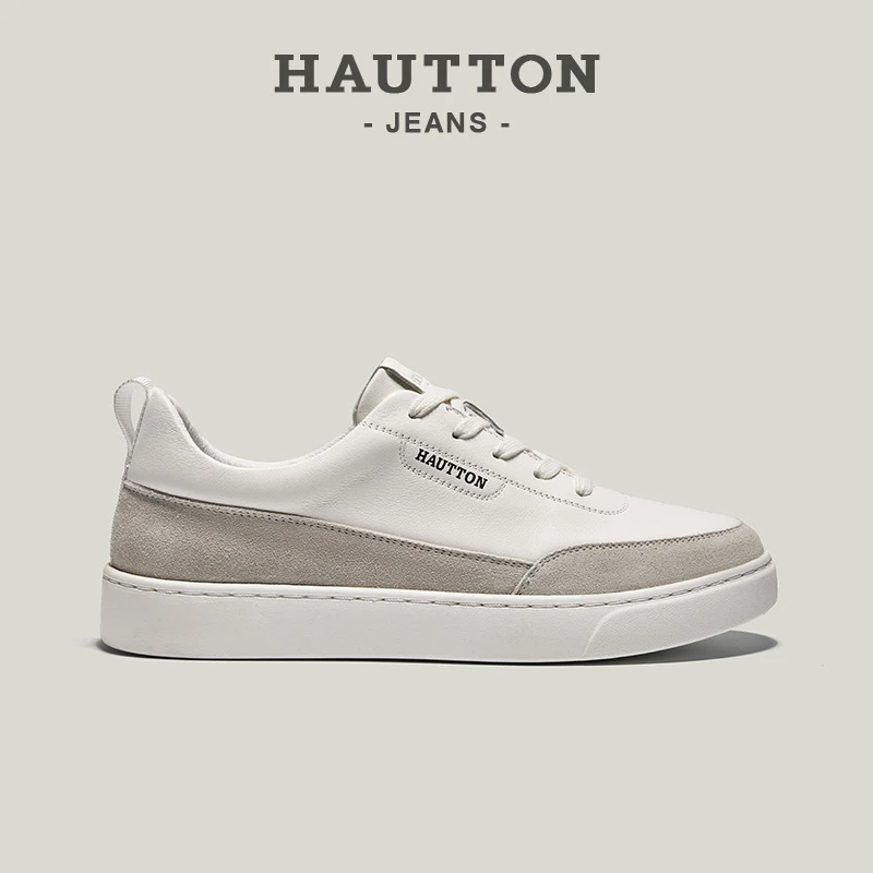 2025流行男款鞋子真皮牛皮休闲鞋百搭板鞋男士开车男鞋933XB5603