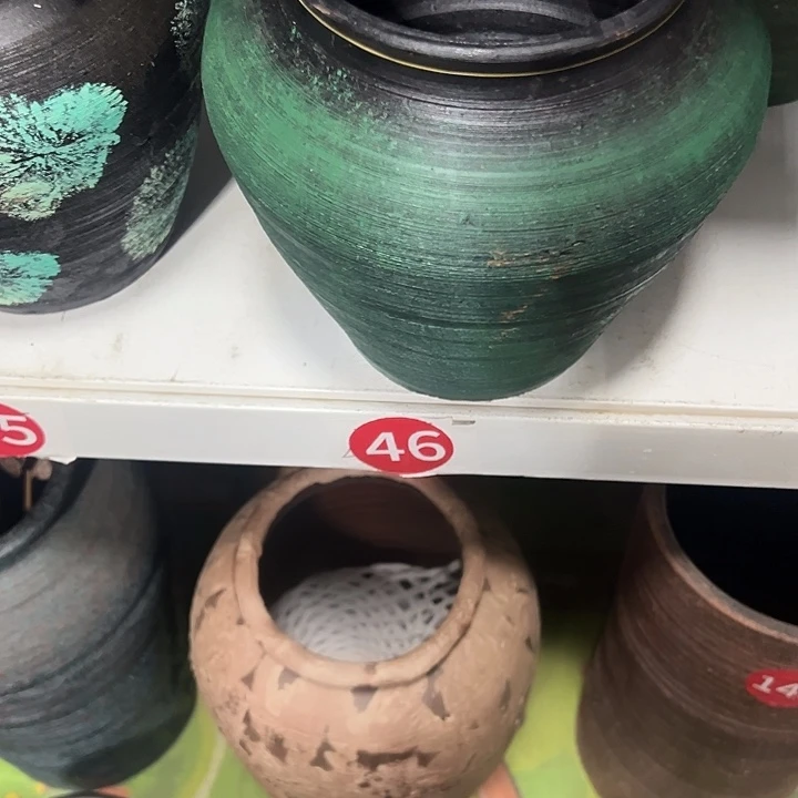 绿色坛子高20口14默认打孔