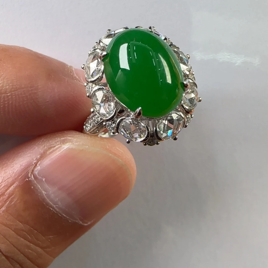 定制翡翠未镶嵌天然