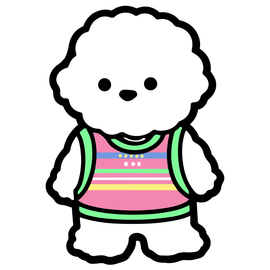 Mookipet比熊冰箱贴