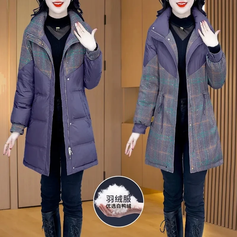 【羽绒服】双面穿时尚减龄收腰显瘦羽绒服M-4XL-17466