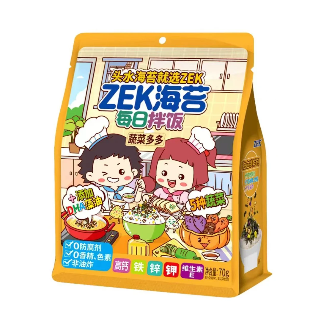 ZEK蔬菜多多每日拌饭海苔70g /袋