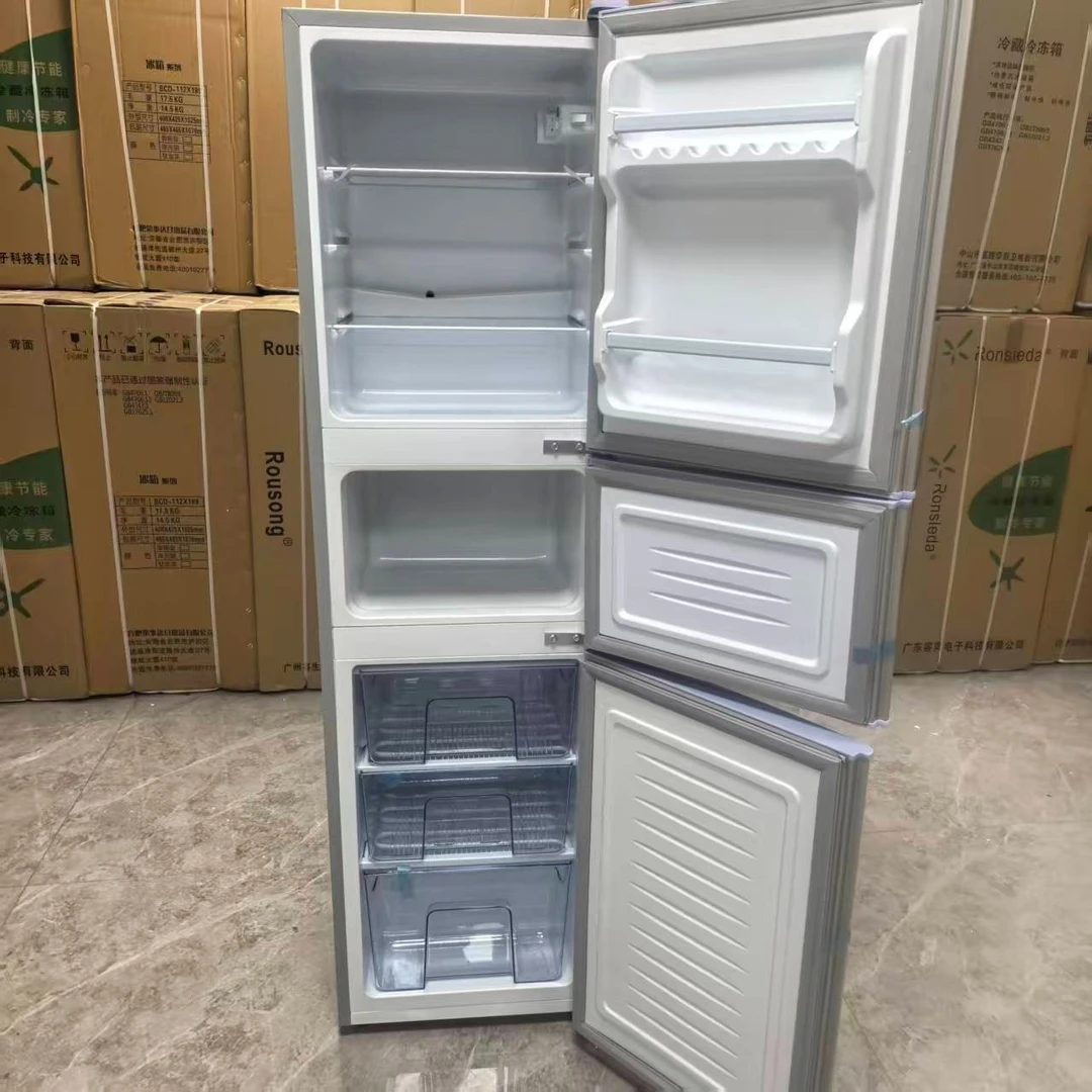 【下冷冻高1米53】三门三温瑕疵冰箱家用冷藏冷冻冰箱一级能耗节能