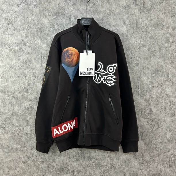 未使用 Moschino/莫斯奇诺 莫斯奇诺黑色外套