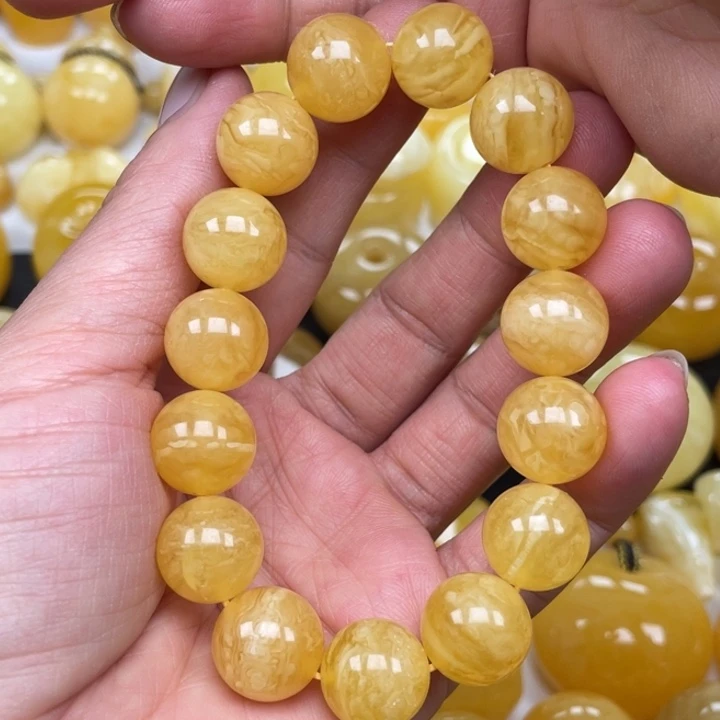 裸石蜜蜡未镶嵌蜜蜡14➕手串