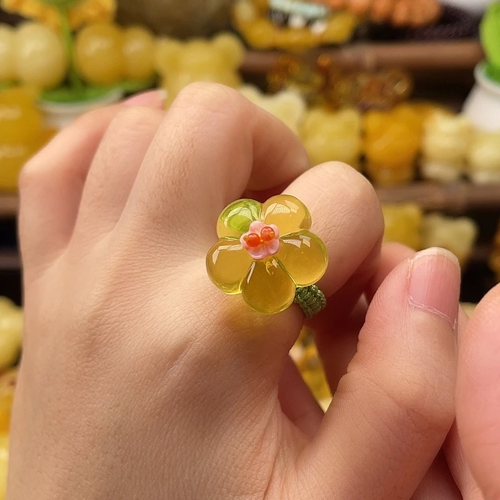 琥珀未镶嵌珠宝奇石