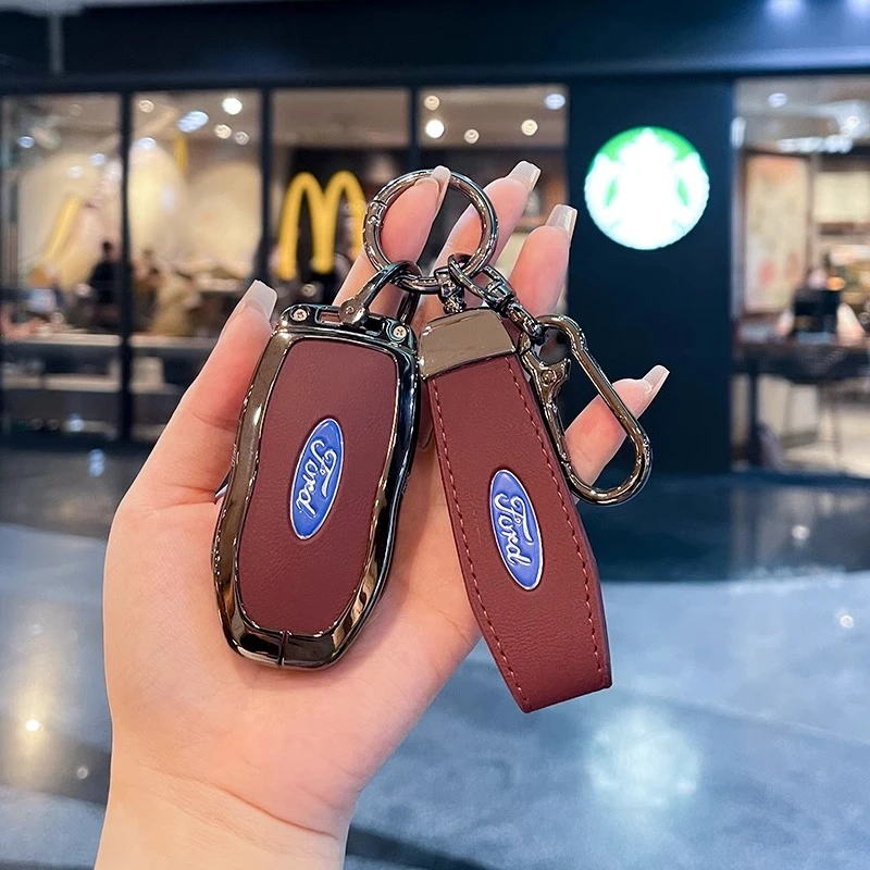 适用于江铃福特领睿钥匙套2025款领裕专用领域汽车壳高级包plus扣